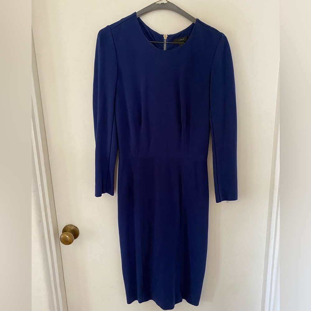 JCREW Blue Sheath Dress